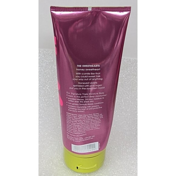 Bath & Body Works The Sweethearts Honey Sweetheart Triple Moisture Body Cream 8 - Picture 2 of 2